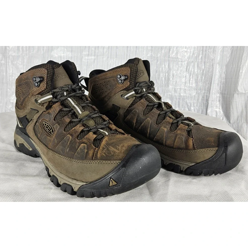 KEEN Targhee III Men's 12 Mid Waterproof Hiking Trail All-Terrain Boots Shoes